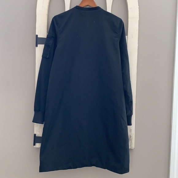 Listicle long bomber jacket - Picture 8 of 10